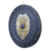 Thin Blue Line Dartscheibe (Vorderseite rechts)