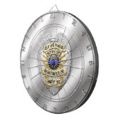 Thin Blue Line Dartscheibe (Vorderseite rechts)