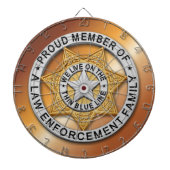 Thin Blue Line Dartscheibe (vorne)