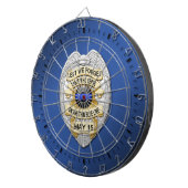 Thin Blue Line Dartscheibe (Vorderseite rechts)