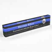 Thin Blue Line - Dispatcher Radio 911 Commo Plaque Namensplakette