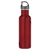 Thin Blue Line Edelstahlflasche (Rückseite)
