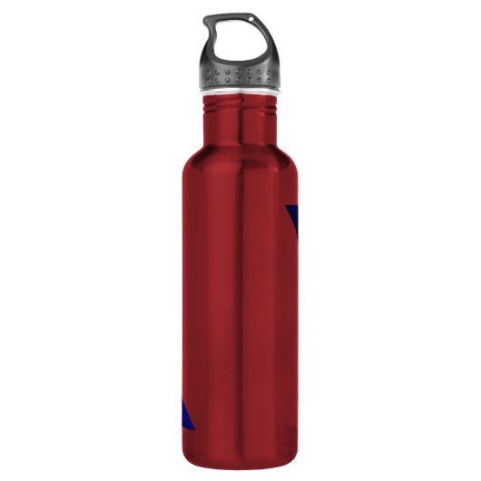 Thin Blue Line Edelstahlflasche (Rückseite)