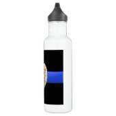 Thin Blue Line Edelstahlflasche (Rechts)
