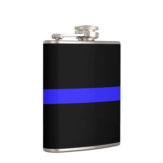 Thin Blue Line Flachmann (Rechts)