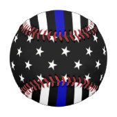 Thin Blue Line Flag Baseball (Rückseite)