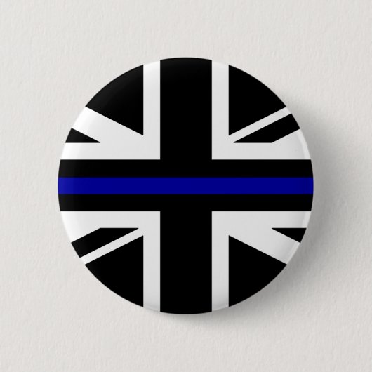 Thin Blue Line Flag Button (Vorderseite)