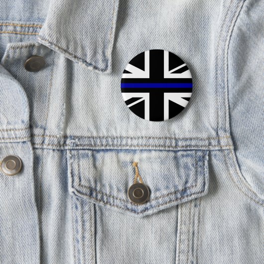 Thin Blue Line Flag Button (Beispiel)
