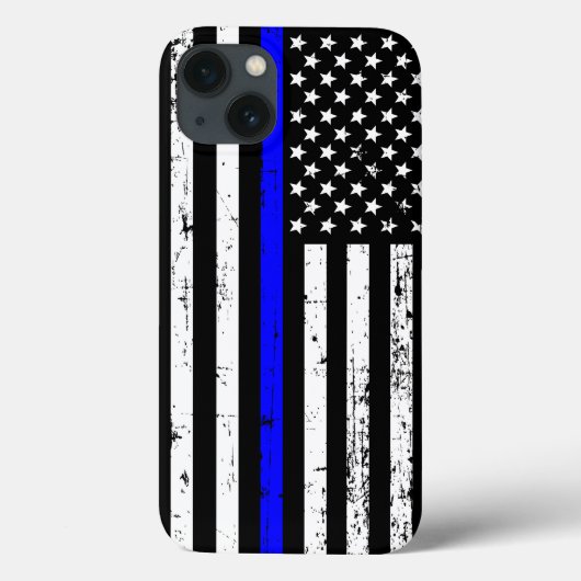 Thin Blue Line Flag Case (Rückseite)