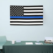 Thin Blue Line Flag der USA Banner (Messeveranstaltung)