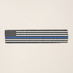 Thin Blue Line Flag der USA Schal<br><div class="desc">Die Thin Blue Line ist ein Symbol,  das von der Strafverfolgung verwendet wird.</div>
