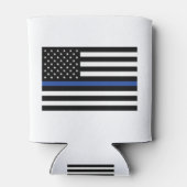 Thin Blue Line Flag Dosenkühler (Rückseite)