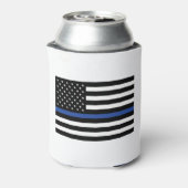 Thin Blue Line Flag Dosenkühler (Kanne Rückseite)