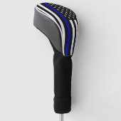 Thin Blue Line Flag Golf Headcover (angewinkelt)