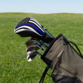 Thin Blue Line Flag Golf Headcover (In SItu)