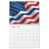 Thin Blue Line Flag Kalender (Feb 2027)