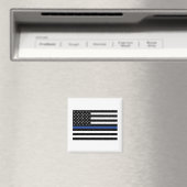 Thin Blue Line Flag Magnet (In Situ (Geschirrspüler))
