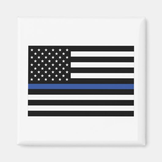 Thin Blue Line Flag Magnet (Vorne)