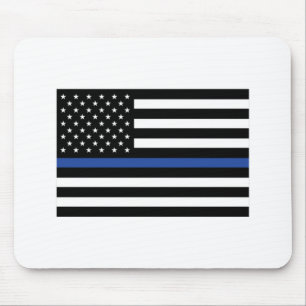 Thin Blue Line Flag Mousepad