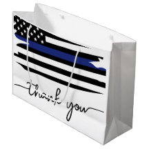 Thin Blue Line Flag Polizeidirektor Vielen Dank