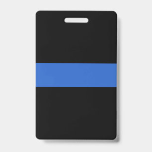 Thin Blue Line Flag Polizeisolidaritätszeichen Ausweis