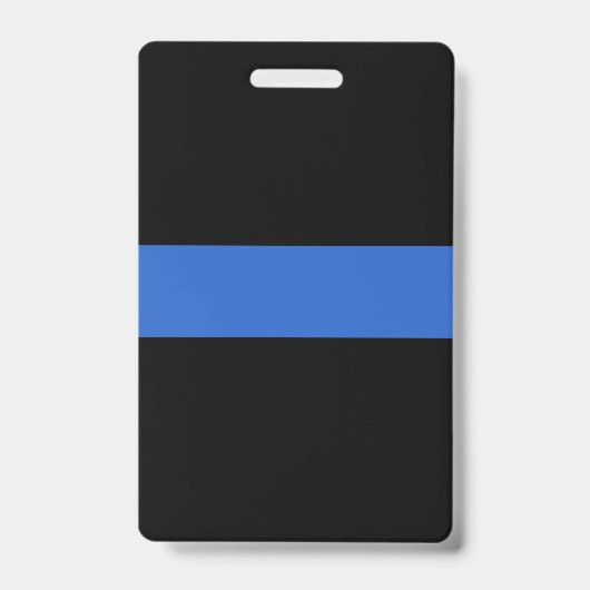 Thin Blue Line Flag Polizeisolidaritätszeichen Ausweis (Front)