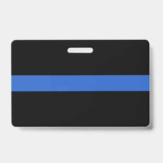 Thin Blue Line Flag Polizeisolidaritätszeichen Ausweis (Vorderseite)