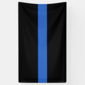 Thin Blue Line Flag Polizeisolidaritätszeichen Banner (Vertikal)