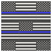 Thin Blue Line Flag Stoff (Nahaufnahme)