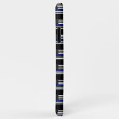 Thin Blue Line-Flagge Case-Mate iPhone Hülle (Hinten/Rechts)