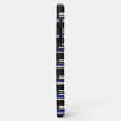 Thin Blue Line-Flagge Case-Mate iPhone Hülle (Hinten/Links)