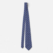 Thin Blue Line Formal Stars Neck Tie Krawatte (Rückseite)