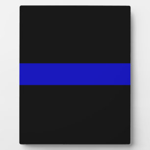 Thin Blue Line Fotoplatte