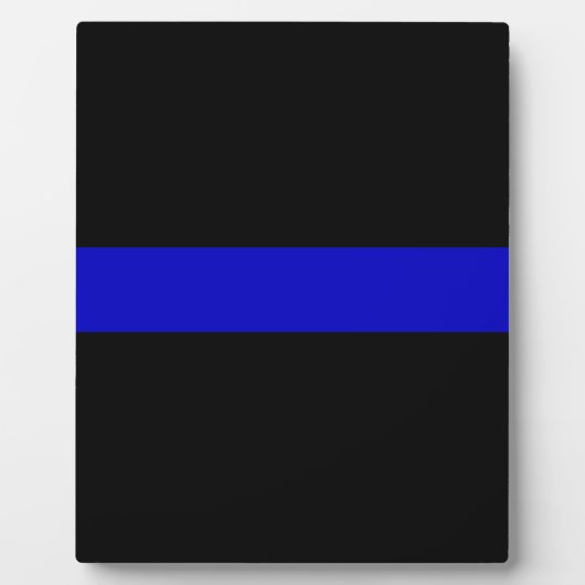 Thin Blue Line Fotoplatte (Vorderseite)