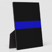 Thin Blue Line Fotoplatte (Seite)