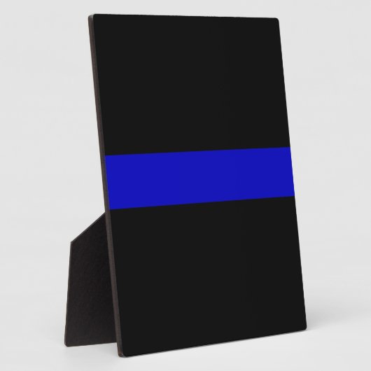 Thin Blue Line Fotoplatte (Seite)
