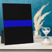 Thin Blue Line Fotoplatte (Seite)