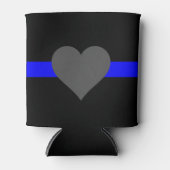 Thin Blue Line - Für diejenigen, die bedienen Dosenkühler (Vorderseite)