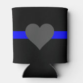 Thin Blue Line - Für diejenigen, die bedienen Dosenkühler (Rückseite)