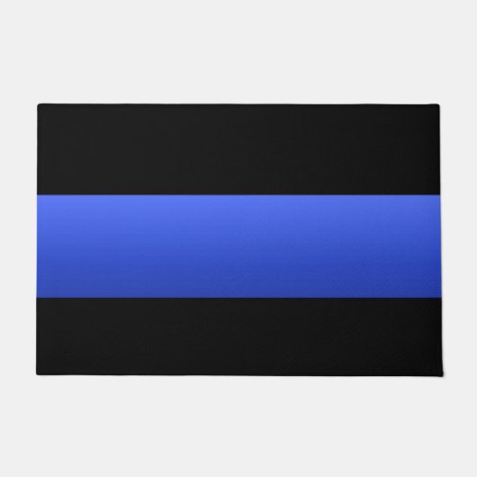 Thin Blue Line Fußmatte (Vorderseite)