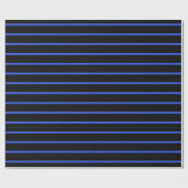 Thin Blue Line Geschenkpapier (Flach)
