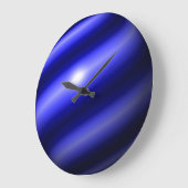 Thin Blue Line Globe Große Wanduhr (Winkel)