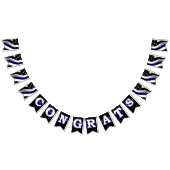 Thin Blue Line Glückwunsch Wimpelkette (Alle)