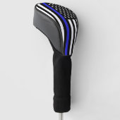 Thin Blue Line & Golf USA Flagge / Clubs Headcover (angewinkelt)