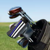Thin Blue Line & Golf USA Flagge / Monogrammierte  Golf Headcover (In Situ)