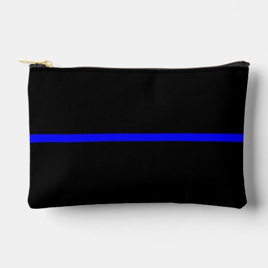 Thin Blue Line Grafik auf einem Zubehörtasche (Vorderseite)