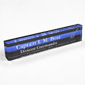 Thin Blue Line - Handcuff Key Namensplakette
