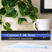 Thin Blue Line - Handcuff Key Namensplakette