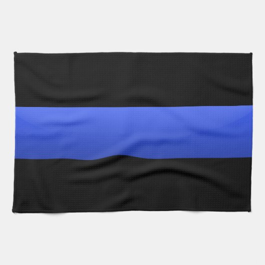 Thin Blue Line Handtuch (Horizontal)