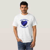 Thin Blue Line Heart T-Shirt (Vorne ganz)